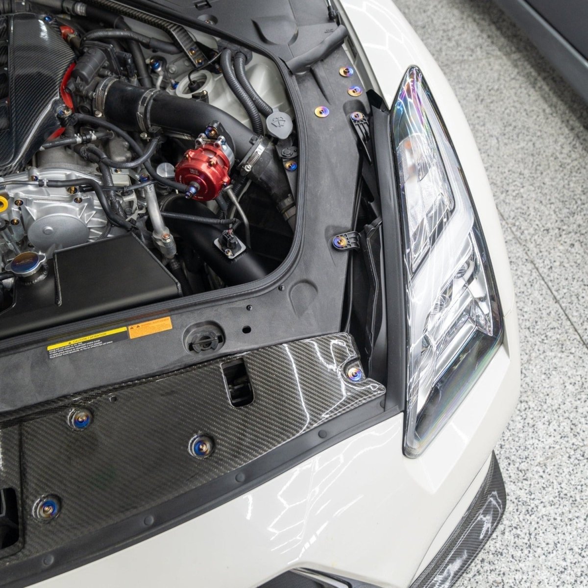 JDC Titanium Engine Bay Dress - Up Hardware Kit (R35 GT - R) - JDMuscleEngine Dress - UpJDC-TI-GTR-FEBHK-STG1Stage 1BurntFlush - Fit Allen