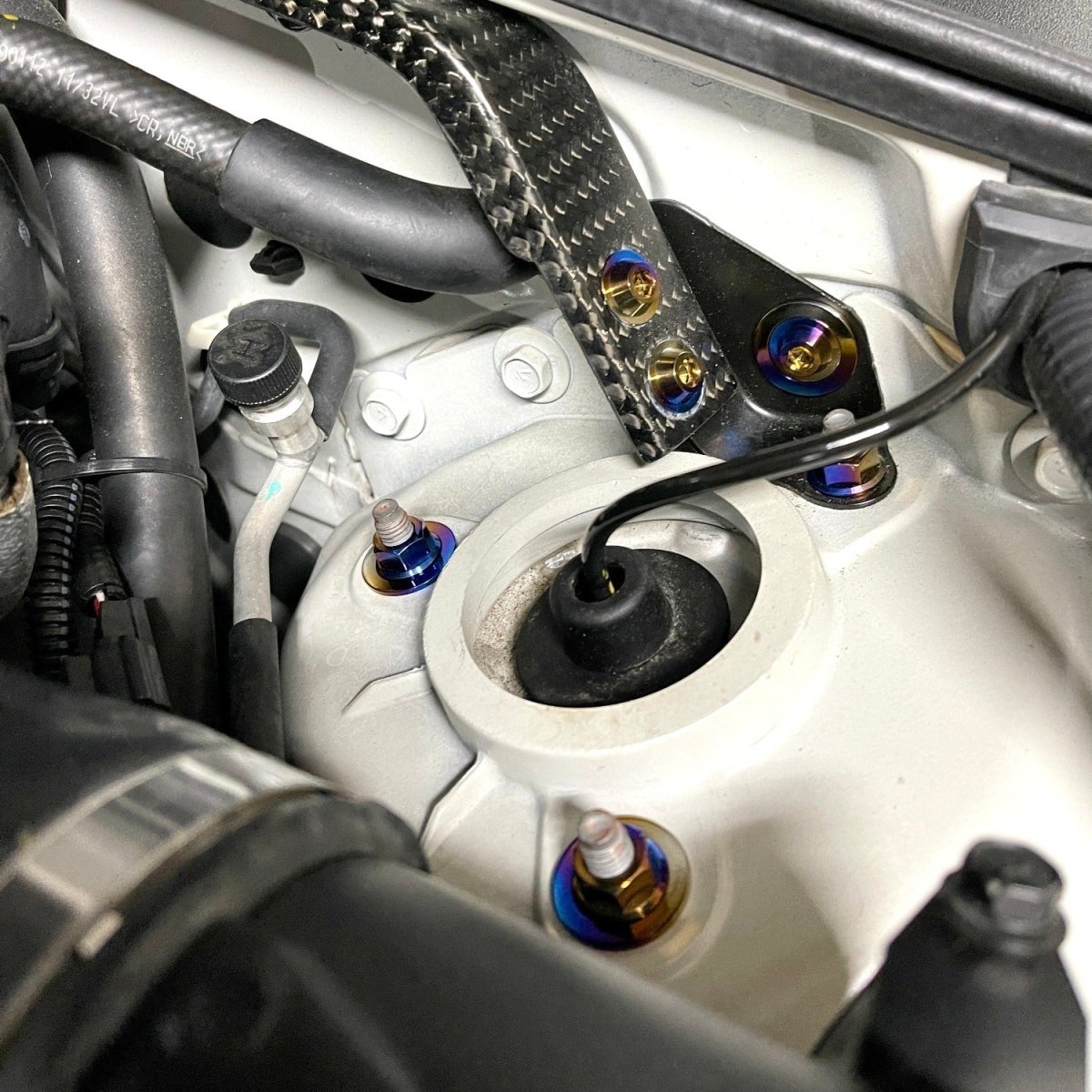 JDC Titanium Engine Bay Dress - Up Hardware Kit (R35 GT - R) - JDMuscleEngine Dress - UpJDC-TI-GTR-FEBHK-STG1Stage 1BurntFlush - Fit Allen