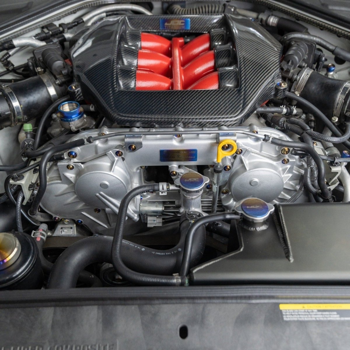 JDC Titanium Engine Bay Dress - Up Hardware Kit (R35 GT - R) - JDMuscleEngine Dress - UpJDC-TI-GTR-FEBHK-STG1Stage 1BurntFlush - Fit Allen