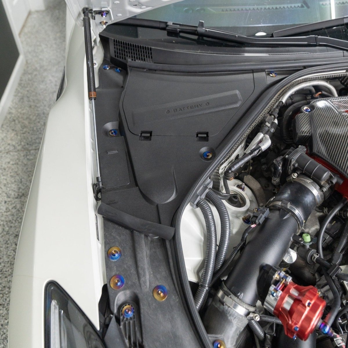 JDC Titanium Engine Bay Dress - Up Hardware Kit (R35 GT - R) - JDMuscleEngine Dress - UpJDC-TI-GTR-FEBHK-STG1Stage 1BurntFlush - Fit Allen