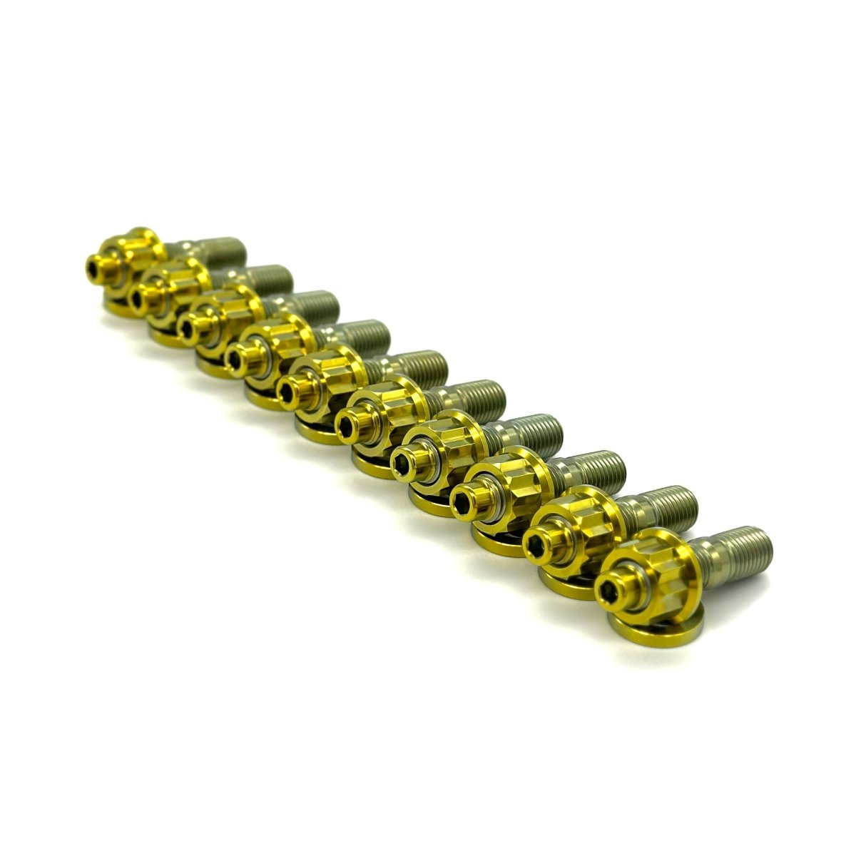 JDC Titanium Exhaust Manifold Stud Kit (Evo X) - JDMuscleExhaust Manifold StudsJDC-TI-EVOX-EMSK-12P-N12 PointBurnt