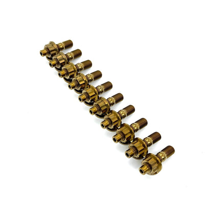 JDC Titanium Exhaust Manifold Stud Kit (Evo X) - JDMuscleExhaust Manifold StudsJDC-TI-EVOX-EMSK-12P-N12 PointBurnt
