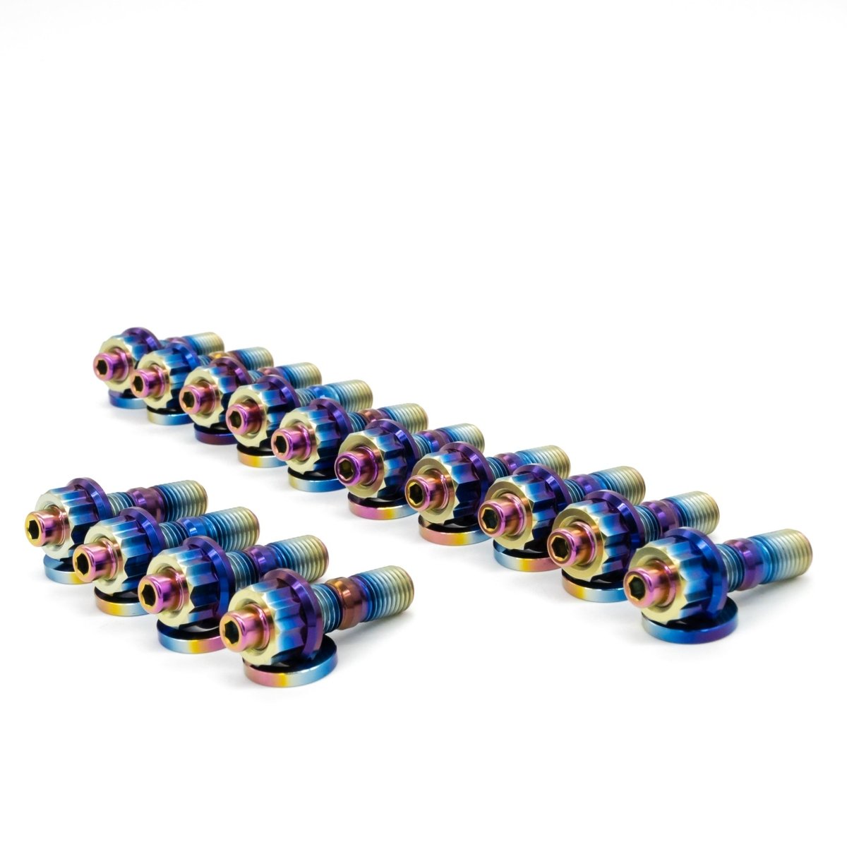JDC Titanium Exhaust Manifold Stud Kit (Evo X) - JDMuscleExhaust Manifold StudsJDC-TI-EVOX-EMSK-12P-N12 PointBurnt