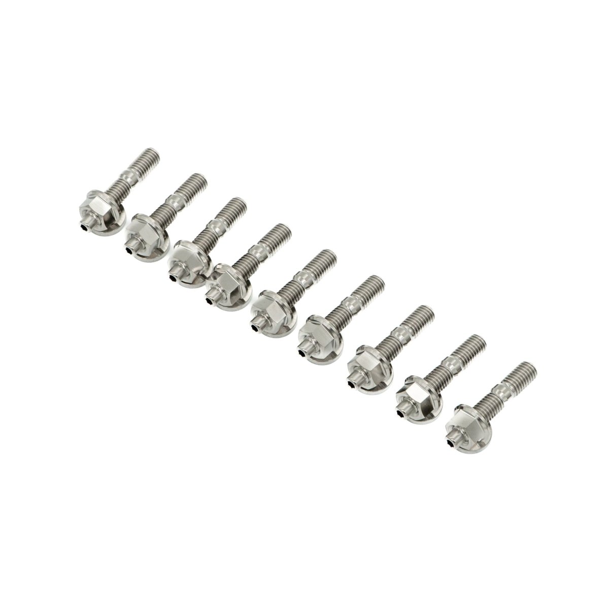 JDC Titanium Exhaust Manifold Stud Kit (Honda/Acura B,D,H,F,J Series Motors) - JDMuscleEngine Dress - UpJDC-TI-HONDA-D-12P12 PointBurnt