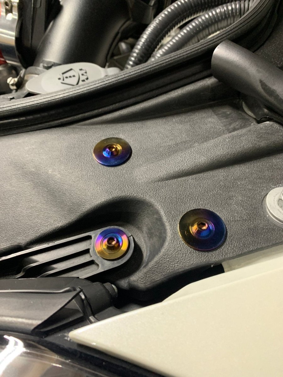 JDC Titanium Fender Hardware Replacement Kit (R35 GT - R) - JDMuscleEngine Dress - UpJDC-TI-R35GTR-FHK-FFAFlush - Fit Allen HeadBurnt