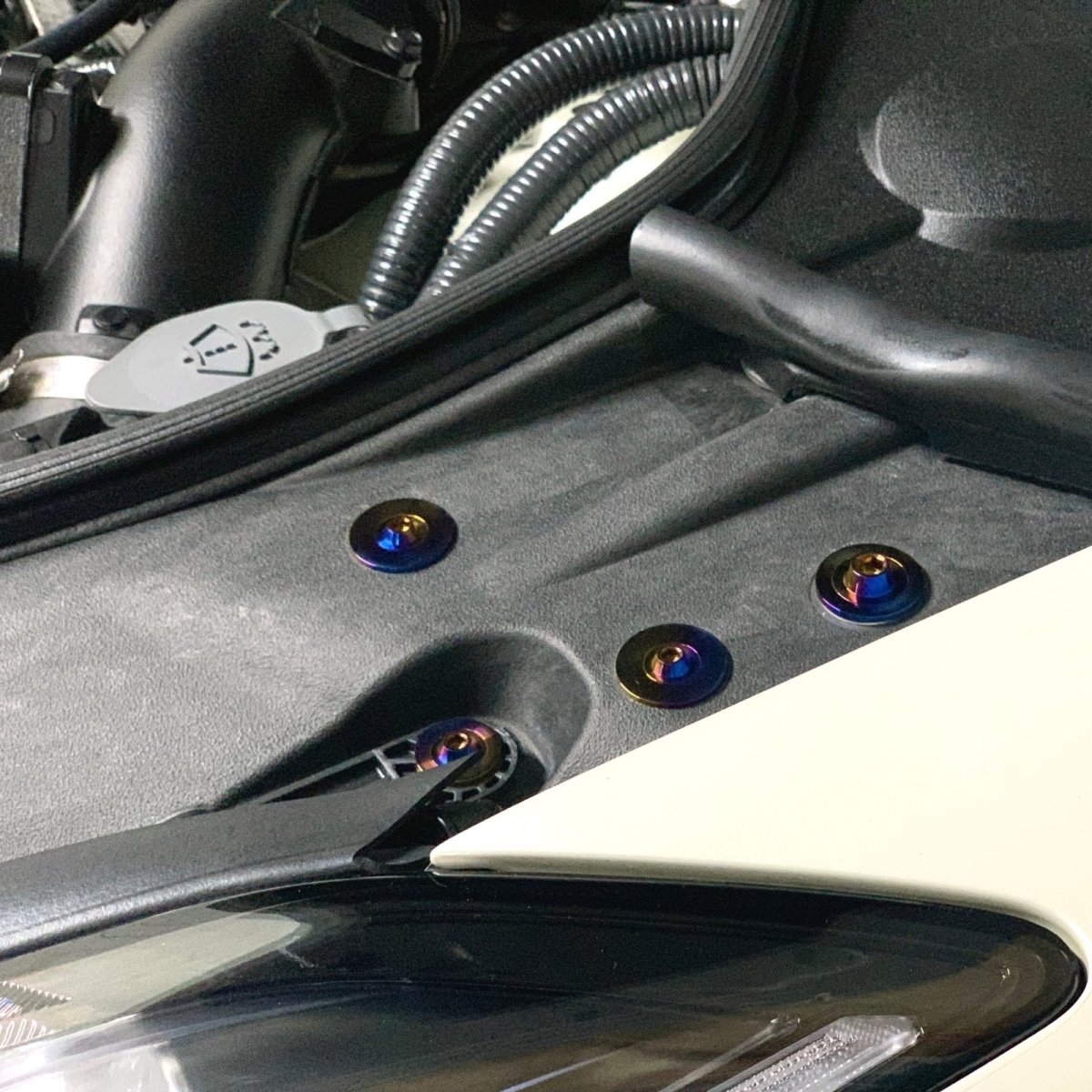 JDC Titanium Fender Hardware Replacement Kit (R35 GT - R) - JDMuscleEngine Dress - UpJDC-TI-R35GTR-FHK-FFAFlush - Fit Allen HeadBurnt