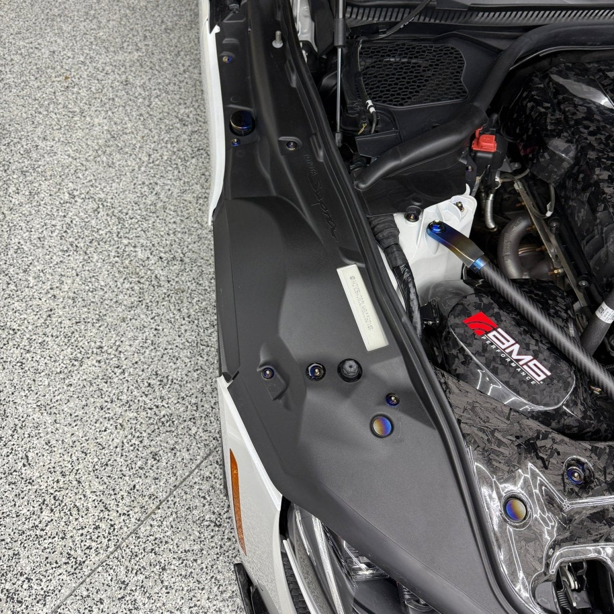 JDC Titanium Fender Plastic Clip Replacement Kit (A90/91 Supra) - JDMuscleEngine Dress - UpJDC-TI-A90-FPCRK+PLAQUESFull Kit (Including titanium plaques)Burnt