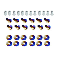 JDC Titanium Fender Plastic Clip Replacement Kit (A90/91 Supra) - JDMuscleEngine Dress - UpJDC-TI-A90-FPCRK+PLAQUESFull Kit (Including titanium plaques)Burnt