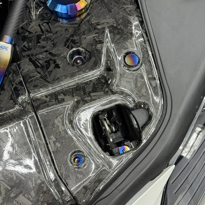 JDC Titanium Fender Plastic Clip Replacement Kit (A90/91 Supra) - JDMuscleEngine Dress - UpJDC-TI-A90-FPCRK+PLAQUESFull Kit (Including titanium plaques)Burnt