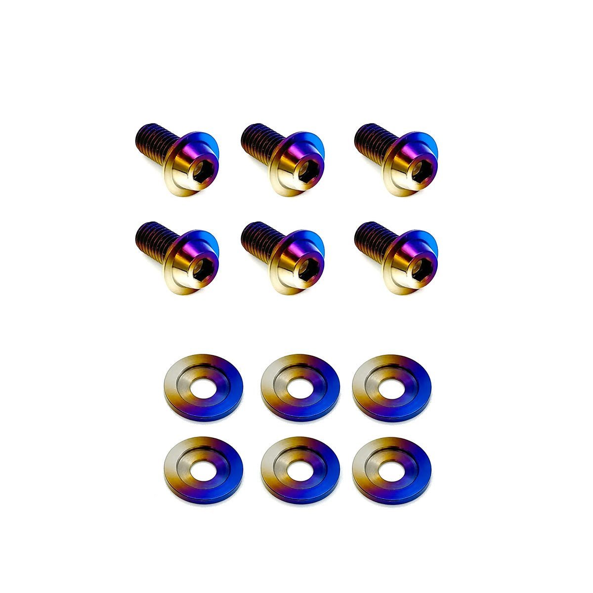JDC Titanium Front Bumper Hardware Kit (Honda S2000) - JDMuscleEngine Dress - UpJDC-TI-S2000-FBHWBurnt