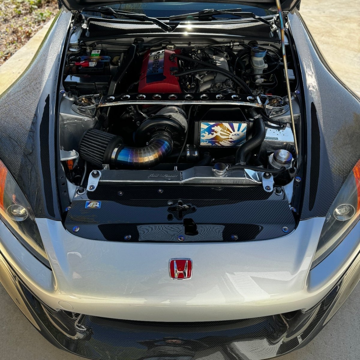 JDC Titanium Front Bumper Hardware Kit (Honda S2000) - JDMuscleEngine Dress-UpJDC-TI-S2000-FBHWBurnt