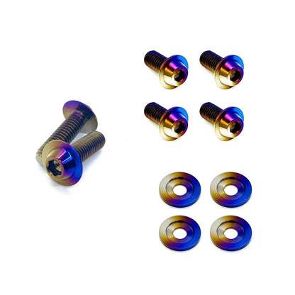 JDC Titanium Front Frame Hardware (2022 - 2026 Honda Civic Si) - JDMuscleEngine Dress - UpJDC-TI-FE-FF-HRK-FFA-TIFlush - Fit AllenBurnt