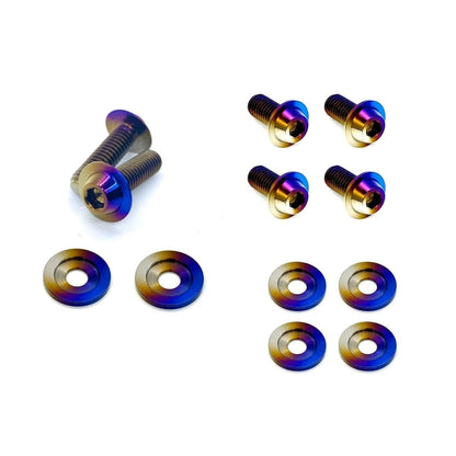 JDC Titanium Front Frame Hardware (2023+ FL5 Civic Type R) - JDMuscleEngine Dress - UpJDC-TI-FL5-FF-HRK-FFA-TIFlush - Fit AllenBurnt