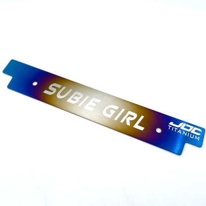JDC Titanium Front License Plate Delete Kit | Subaru Applications/Universal - JDMuscleLicense Plate Brackets, Deletes & RelocationsJDC-TI-15SUBI-LPDBurnt"STi"