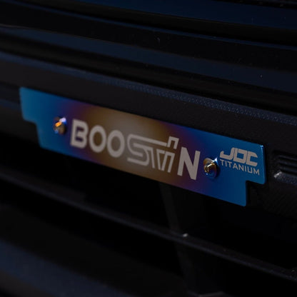 JDC Titanium Front License Plate Delete Kit | Subaru Applications/Universal - JDMuscleLicense Plate Brackets, Deletes & RelocationsJDC-TI-15SUBI-LPDBurnt"STi"