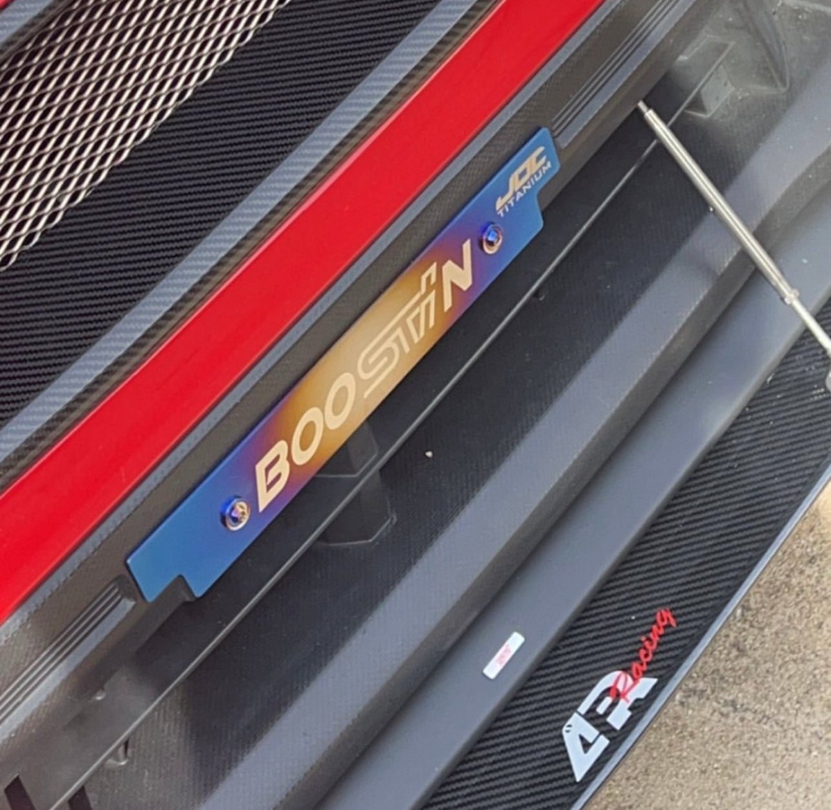 JDC Titanium Front License Plate Delete Kit | Subaru Applications/Universal - JDMuscleLicense Plate Brackets, Deletes & RelocationsJDC-TI-15SUBI-LPDBurnt"STi"