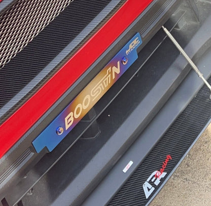 JDC Titanium Front License Plate Delete Kit | Subaru Applications/Universal - JDMuscleLicense Plate Brackets, Deletes & RelocationsJDC-TI-15SUBI-LPDBurnt"STi"