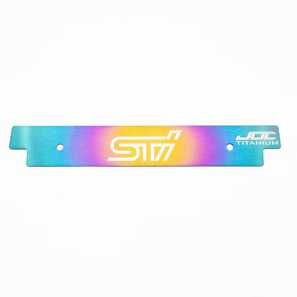 JDC Titanium Front License Plate Delete Kit | Subaru Applications/Universal - JDMuscleLicense Plate Brackets, Deletes & RelocationsJDC-TI-15SUBI-LPDBurnt"STi"