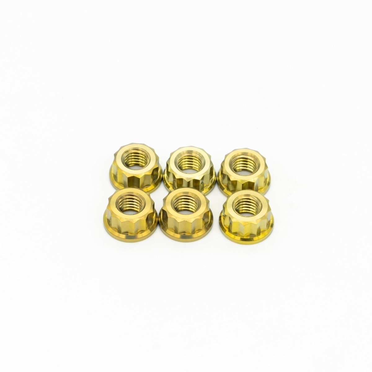 JDC Titanium Front Strut Tower Hardware Kit (15 - 21 WRX/STi) - JDMuscleEngine Dress - UpJDC-TI-SUB-STHK-6P6 Point NutsBurnt