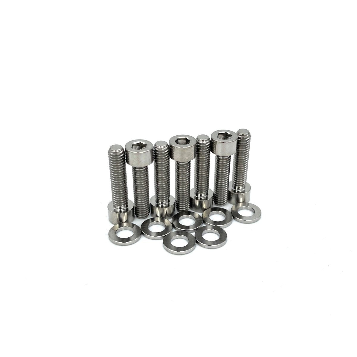 JDC Titanium Frontline Fabrication Valve Cover Hardware Replacement Kit (Evo 4 - 9) - JDMuscleEngine Dress - UpJDC-TI-EVO8/9-FLFVCHW-FKFull Kit (Outer and inner bolts)Burnt