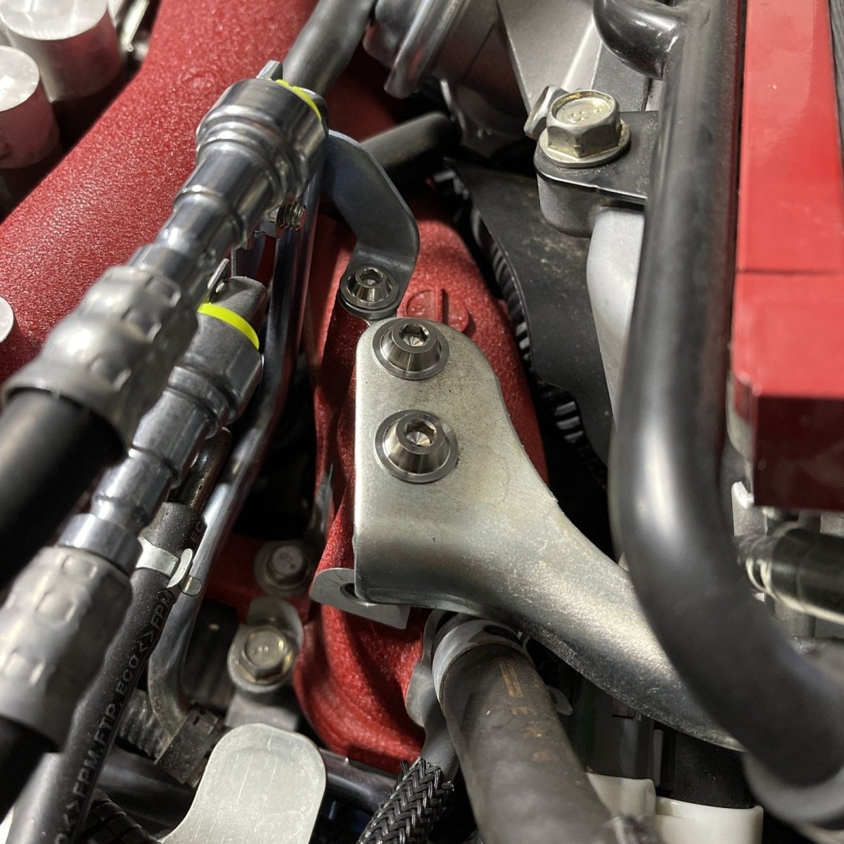 JDC Titanium Fuel Rail Area Hardware Kit (15 - 21 WRX/STi) - JDMuscleEngine Dress - UpJDC-TI-SUB-FLHKBurnt