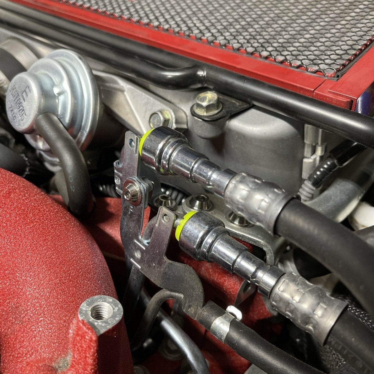 JDC Titanium Fuel Rail Area Hardware Kit (15 - 21 WRX/STi) - JDMuscleEngine Dress - UpJDC-TI-SUB-FLHKBurnt