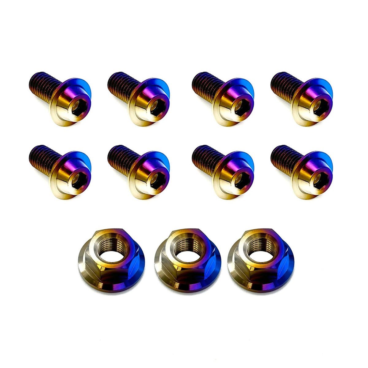 JDC Titanium Fuel Rail Hardware Kit (Honda S2000) - JDMuscleEngine Dress - UpJDC-TI-S2000-FRHWBurnt