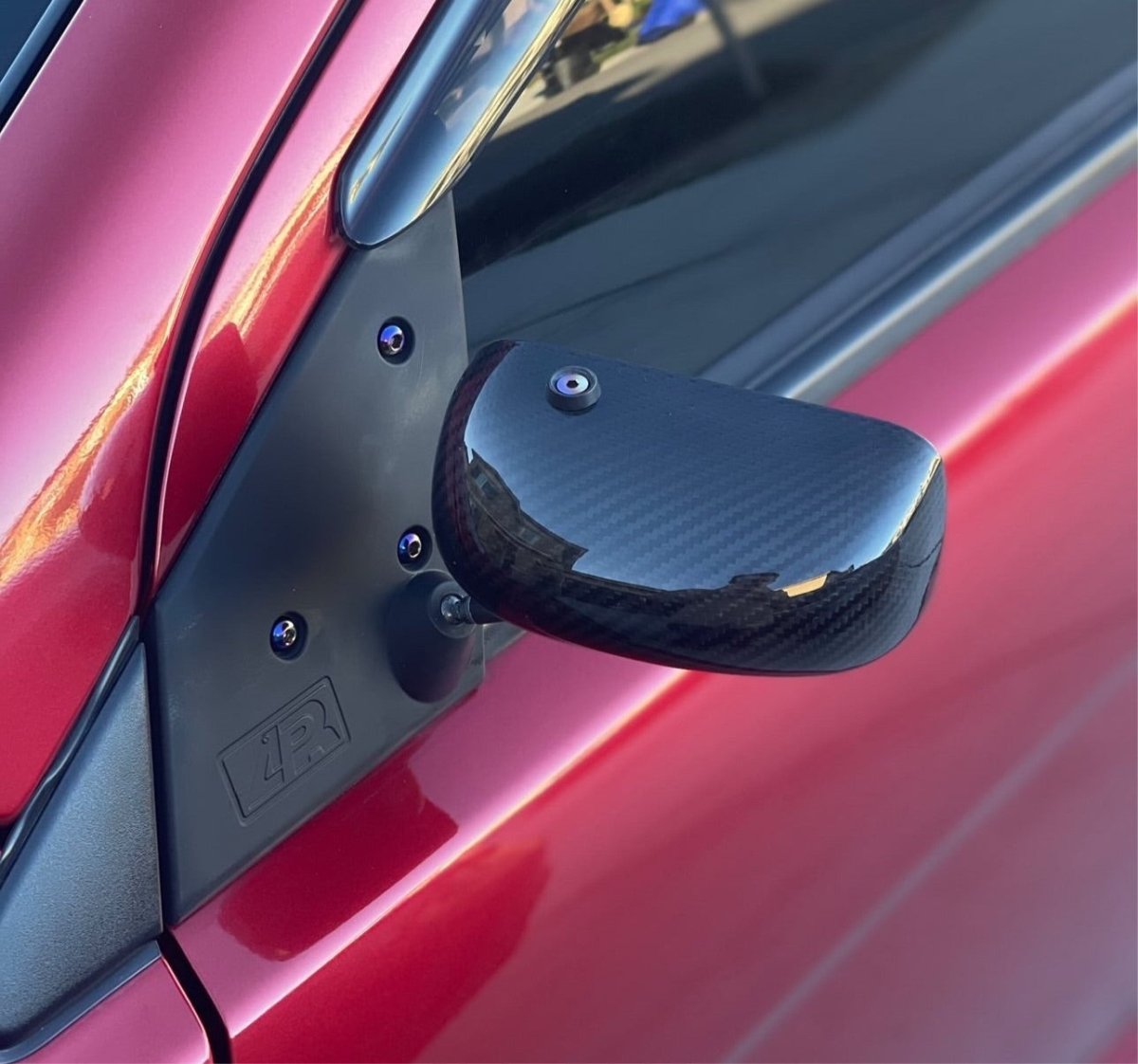 JDC Titanium Hardware for APR GT3 Mirrors (Evo 7/8/9) - JDMuscleMirrors & CoversJDC-TI-EVO89-ARPMHKBurnt