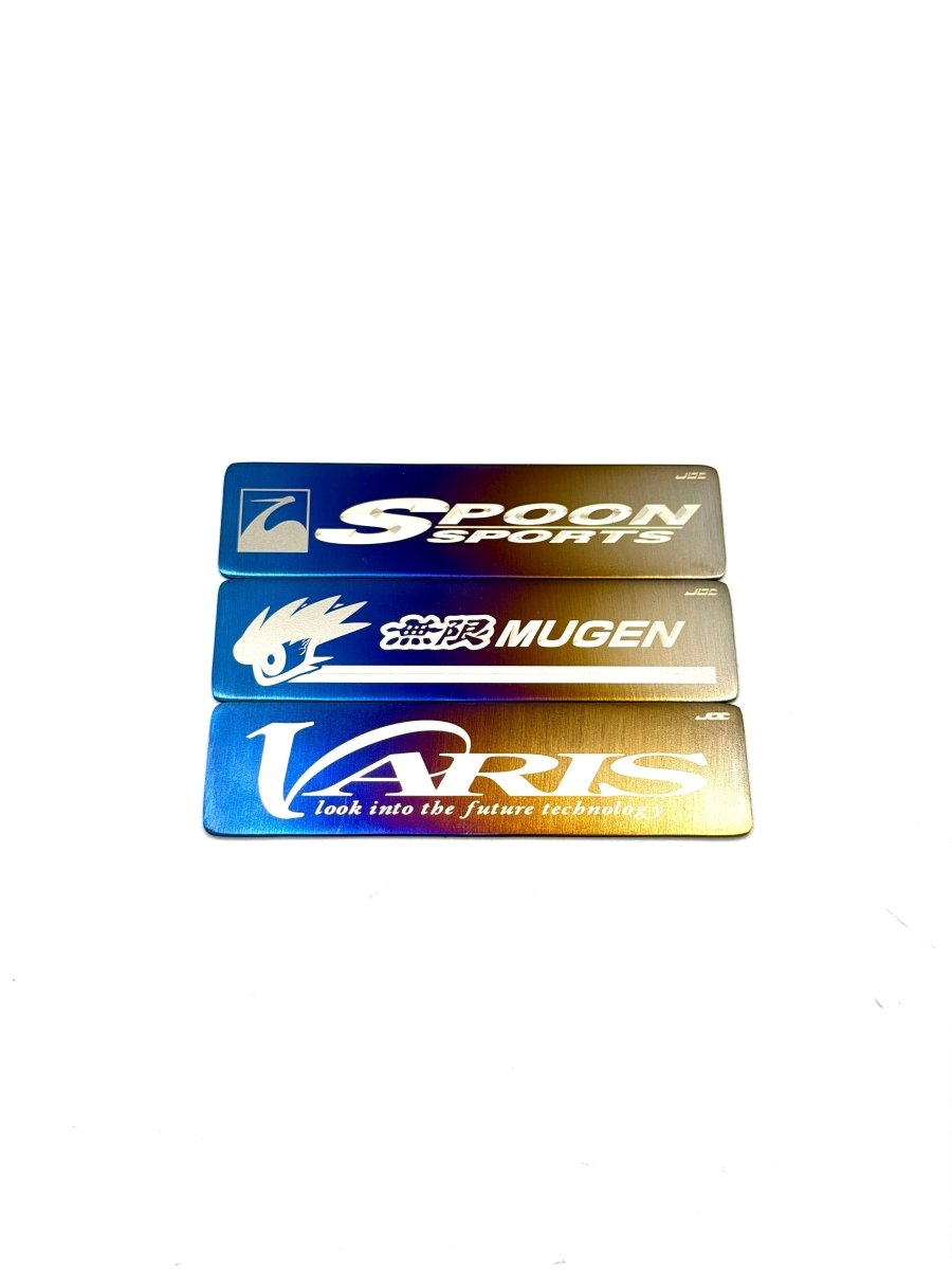 JDC Titanium Honda Valve Cover Badge | Honda/Acura - JDMuscleEngine Dress - UpJDC-TI-HVCB-2.02.0T / 2.0LBurntJDC Titanium
