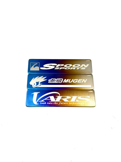 JDC Titanium Honda Valve Cover Badge | Honda/Acura - JDMuscleEngine Dress - UpJDC-TI-HVCB-2.02.0T / 2.0LBurntJDC Titanium