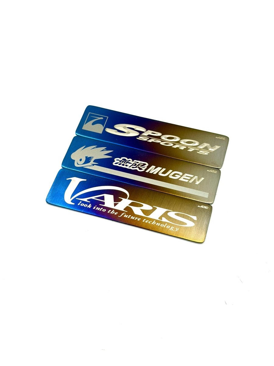 JDC Titanium Honda Valve Cover Badge | Honda/Acura - JDMuscleEngine Dress - UpJDC-TI-HVCB-2.02.0T / 2.0LBurntJDC Titanium