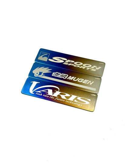 JDC Titanium Honda Valve Cover Badge | Honda/Acura - JDMuscleEngine Dress - UpJDC-TI-HVCB-2.02.0T / 2.0LBurntJDC Titanium