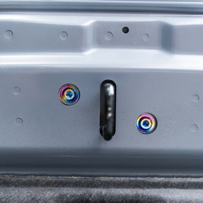 JDC Titanium Hood Bracket Hardware (13 - 21 FRS/BRZ/86) - JDMuscleJDC Engine Bay Hardware KitsJDC-TI-FRZ86-HOOD-BKT-HWBurnt