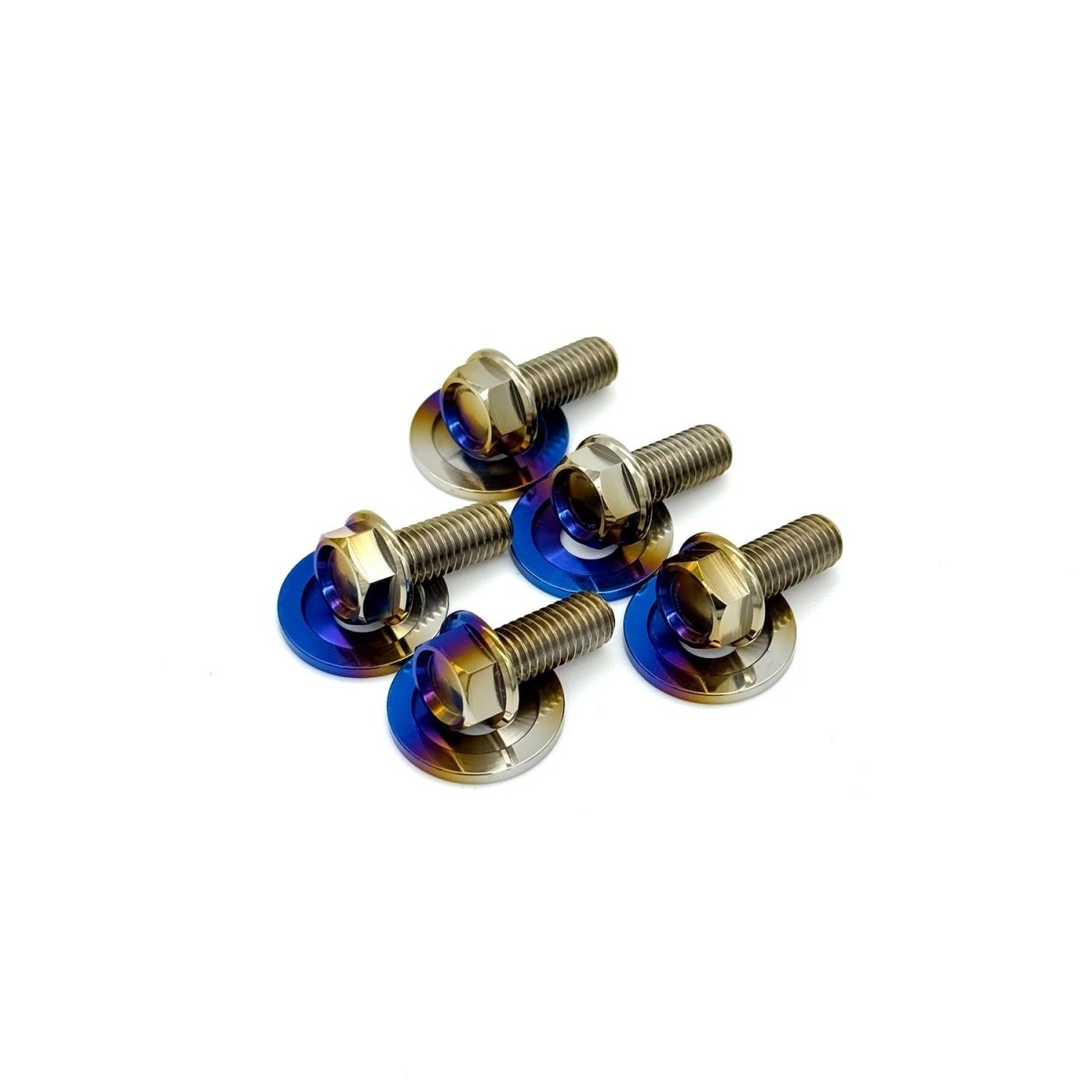 JDC Titanium Hood Hardware Replacement Kit (23+ GR Corolla) - JDMuscleEngine Dress - UpJDC-TI-GRC-HBRHK-FFA-TIFlush - Fit Allen HeadBurnt