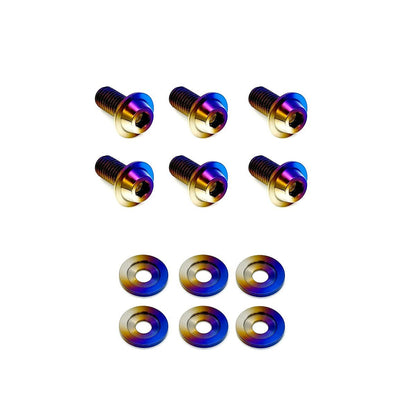 JDC Titanium Hood Latch Hardware Kit (Honda S2000) - JDMuscleJDC Engine Bay Hardware KitsJDC-TI-S2000-HLHWBurnt