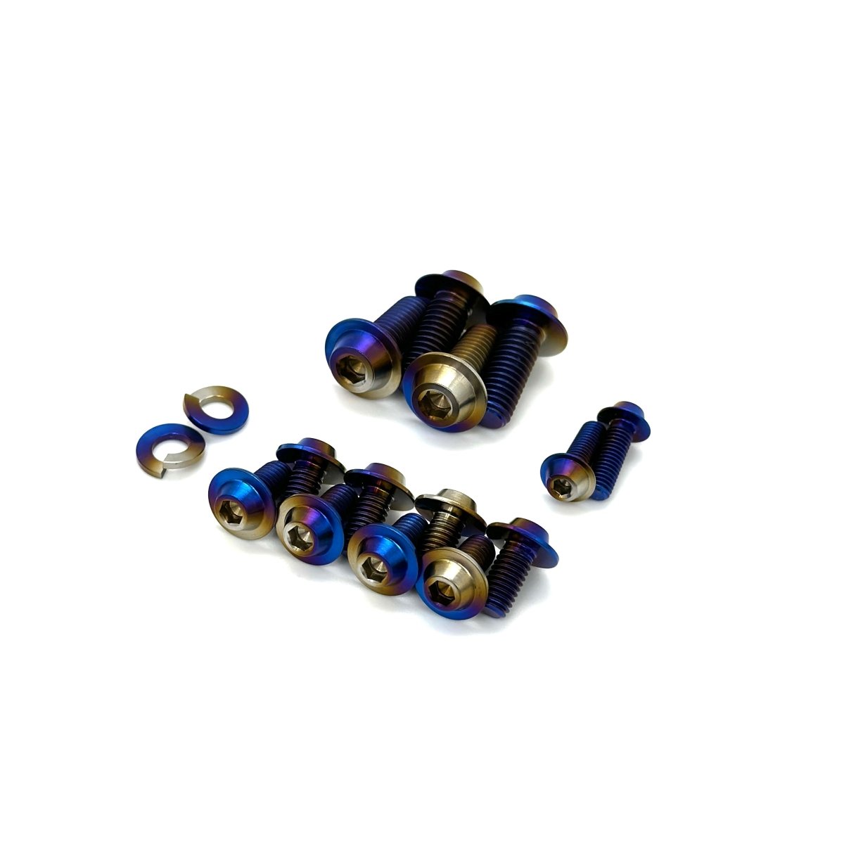 JDC Titanium Interior Door Hardware Kit (Evo 8/9) - JDMuscleInterior AccessoriesJDC-TI-EVO89-IDHK-FKFull Kit (Both Front & Rear Doors)Burnt