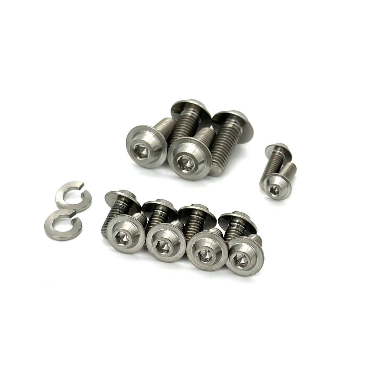 JDC Titanium Interior Door Hardware Kit (Evo 8/9) - JDMuscleInterior AccessoriesJDC-TI-EVO89-IDHK-FKFull Kit (Both Front & Rear Doors)Burnt