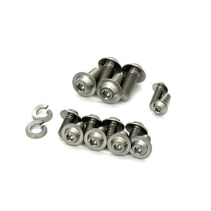 JDC Titanium Interior Door Hardware Kit (Evo 8/9) - JDMuscleInterior AccessoriesJDC-TI-EVO89-IDHK-FKFull Kit (Both Front & Rear Doors)Burnt