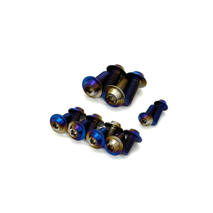 JDC Titanium Interior Door Hardware Kit (Evo 8/9) - JDMuscleInterior AccessoriesJDC-TI-EVO89-IDHK-FKFull Kit (Both Front & Rear Doors)Burnt