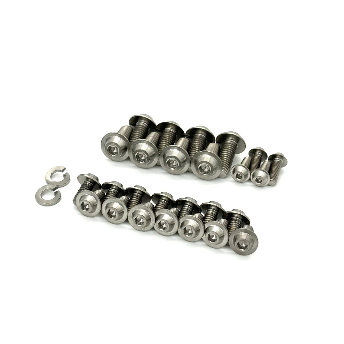 JDC Titanium Interior Door Hardware Kit (Evo 8/9) - JDMuscleInterior AccessoriesJDC-TI-EVO89-IDHK-FKFull Kit (Both Front & Rear Doors)Burnt