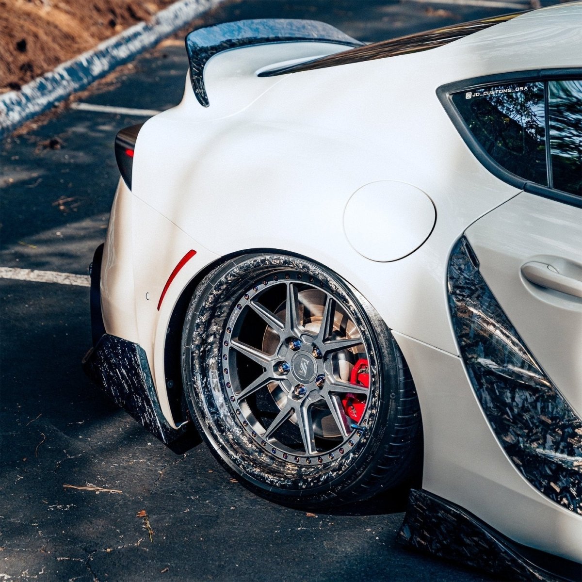 JDC Titanium Locking Lug Bolts (BMW/A90 Supra) - JDMuscleLug BoltsJDC-TI-A90-LLB-20+KEYBurnt