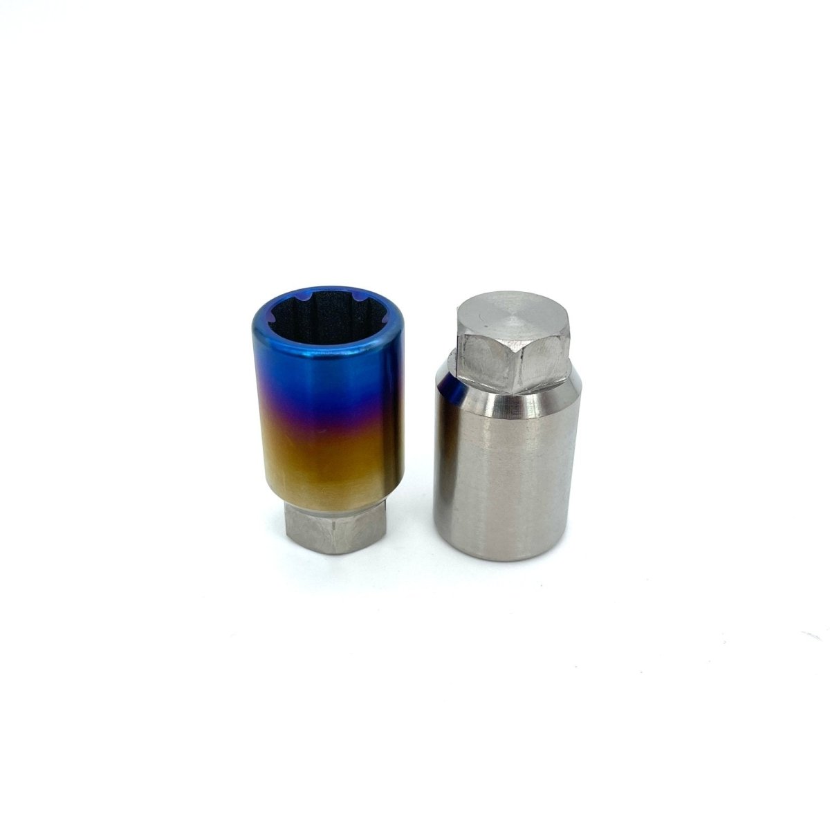 JDC Titanium Locking Lug Bolts (BMW/A90 Supra) - JDMuscleLug BoltsJDC-TI-A90-LLB-20+KEYBurnt