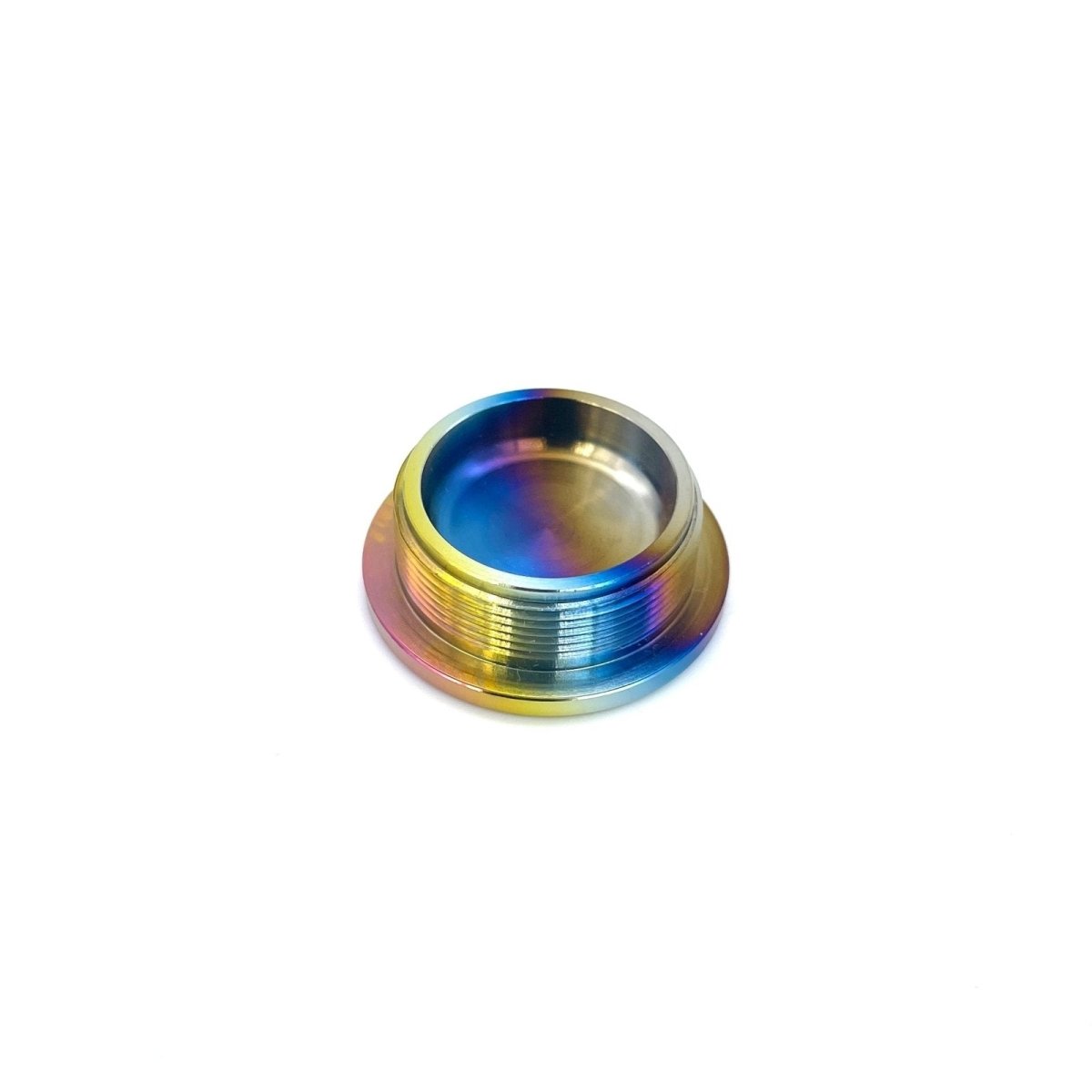 JDC Titanium MIVEC Cam Gear Cap (Evo 9) - JDMuscleMIVEC CapJDC-TI-EVO9-MCGC-Y-YInclude OEM GasketAdd OEM MIVEC HardwareBurnt