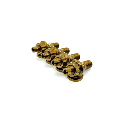 JDC Titanium O2 Housing Stud Kit (Evo 4 - X) - JDMuscleEngine Dress - UpJDC-TI-EVO4X-O2HSK-6P6 PointBurnt