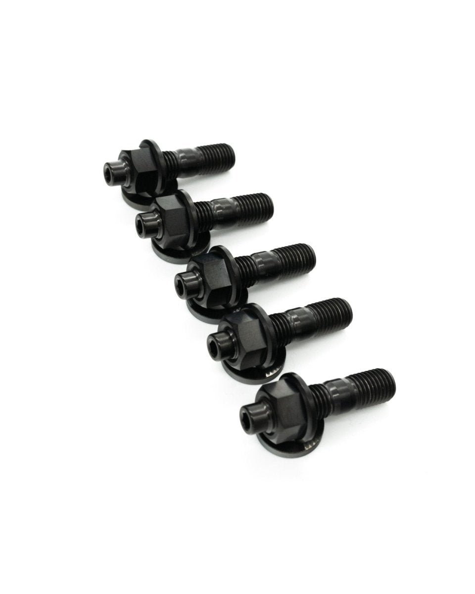 JDC Titanium O2 Housing Stud Kit (Evo 4 - X) - JDMuscleEngine Dress - UpJDC-TI-EVO4X-O2HSK-6P6 PointBurnt