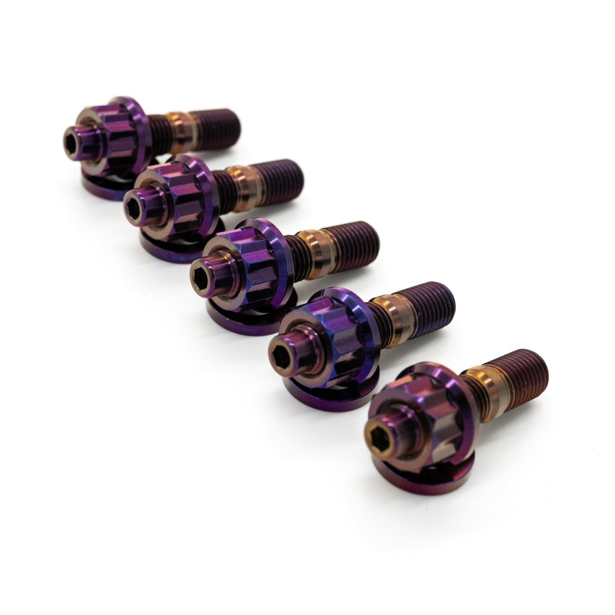 JDC Titanium O2 Housing Stud Kit (Evo 4 - X) - JDMuscleEngine Dress - UpJDC-TI-EVO4X-O2HSK-6P6 PointBurnt