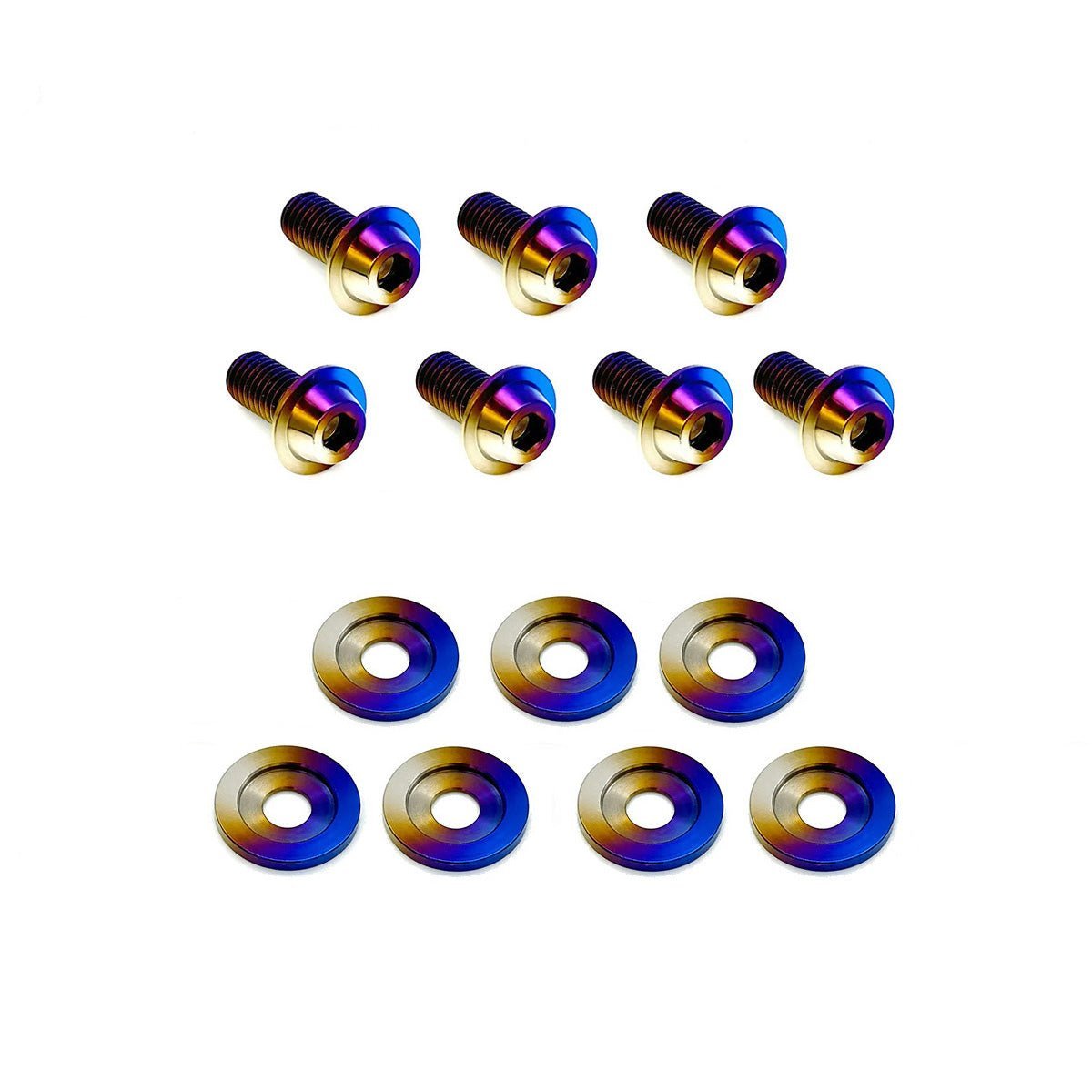 JDC Titanium OEM Exhaust Manifold Heat Shield Hardware (NA Miata) - JDMuscleEngine Dress - UpJDC-TI-NA-MX5-EXT-SHLD-HWBurnt