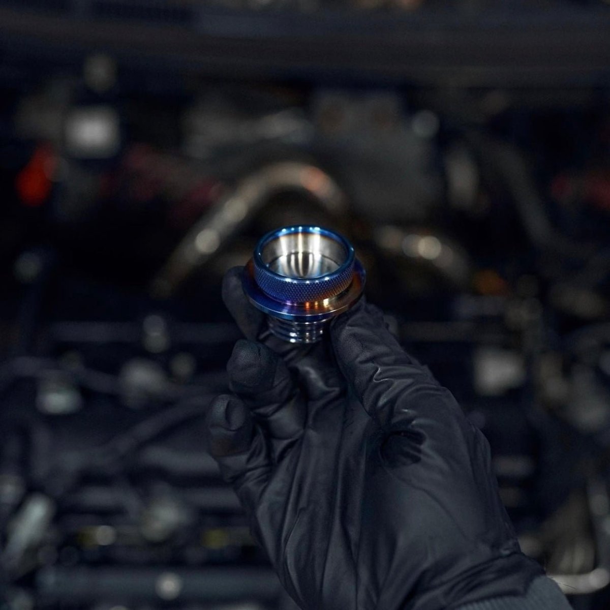 JDC Titanium Oil Cap (Evo X) - JDMuscleOil CapsJDC-TI-EVOX-OCBurnt
