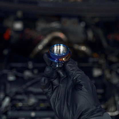 JDC Titanium Oil Cap (Evo X) - JDMuscleOil CapsJDC-TI-EVOX-OCBurnt