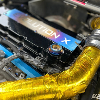 JDC Titanium Oil Cap (Evo X) - JDMuscleOil CapsJDC-TI-EVOX-OCBurnt